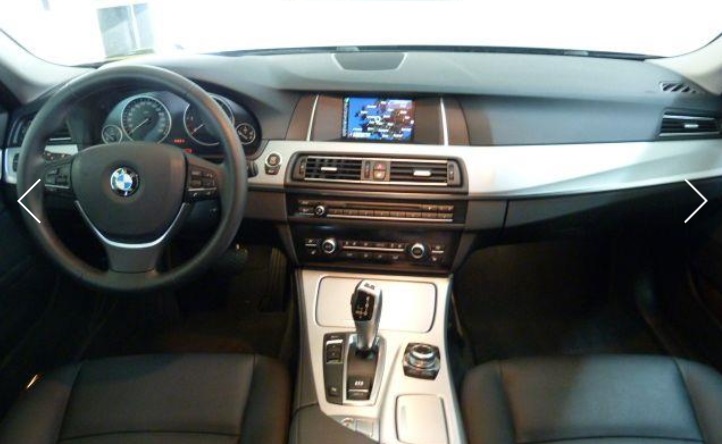 Left hand drive car BMW 5 SERIES (01/09/2015) - 